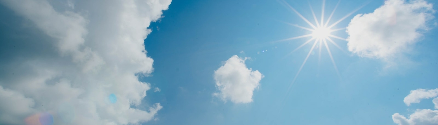 white and blue cloudy sky